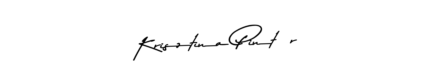 Here are the top 10 professional signature styles for the name Krisztina Pintér. These are the best autograph styles you can use for your name. Krisztina Pintér signature style 9 images and pictures png