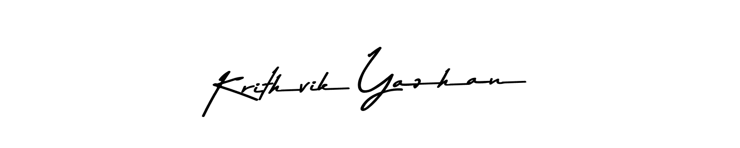 Make a beautiful signature design for name Krithvik Yazhan. With this signature (Asem Kandis PERSONAL USE) style, you can create a handwritten signature for free. Krithvik Yazhan signature style 9 images and pictures png