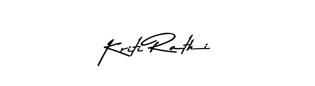 Make a short Kriti Rathi signature style. Manage your documents anywhere anytime using Asem Kandis PERSONAL USE. Create and add eSignatures, submit forms, share and send files easily. Kriti Rathi signature style 9 images and pictures png