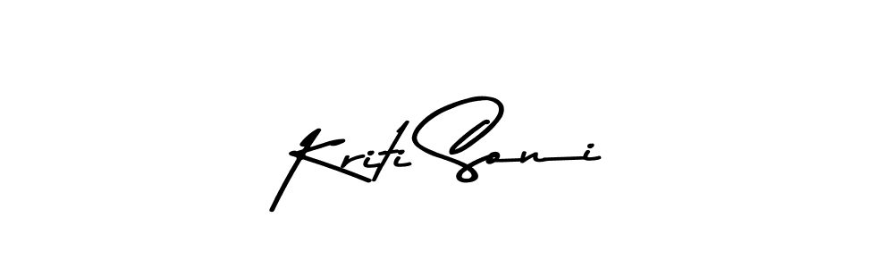 How to make Kriti Soni signature? Asem Kandis PERSONAL USE is a professional autograph style. Create handwritten signature for Kriti Soni name. Kriti Soni signature style 9 images and pictures png