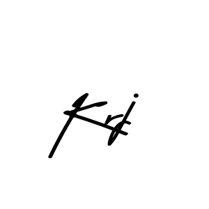 How to Draw Krj signature style? Asem Kandis PERSONAL USE is a latest design signature styles for name Krj. Krj signature style 9 images and pictures png