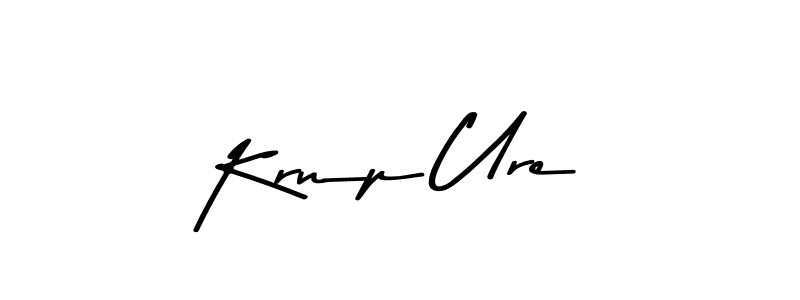 if you are searching for the best signature style for your name Krnp Ure. so please give up your signature search. here we have designed multiple signature styles  using Asem Kandis PERSONAL USE. Krnp Ure signature style 9 images and pictures png