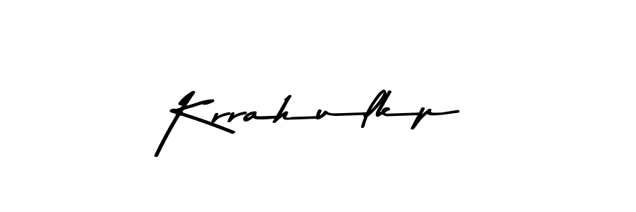 Make a beautiful signature design for name Krrahulkp. With this signature (Asem Kandis PERSONAL USE) style, you can create a handwritten signature for free. Krrahulkp signature style 9 images and pictures png