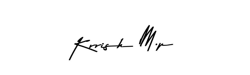 Similarly Asem Kandis PERSONAL USE is the best handwritten signature design. Signature creator online .You can use it as an online autograph creator for name Krrish M.p. Krrish M.p signature style 9 images and pictures png