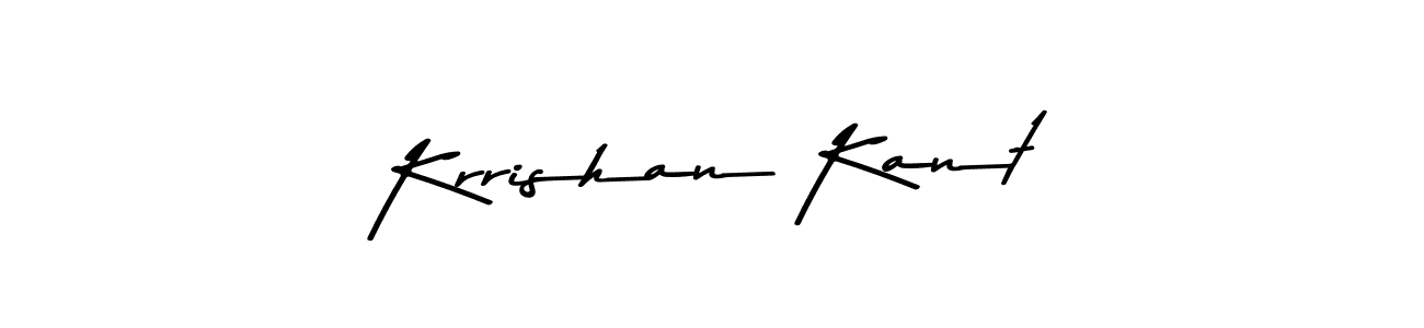 Use a signature maker to create a handwritten signature online. With this signature software, you can design (Asem Kandis PERSONAL USE) your own signature for name Krrishan Kant. Krrishan Kant signature style 9 images and pictures png