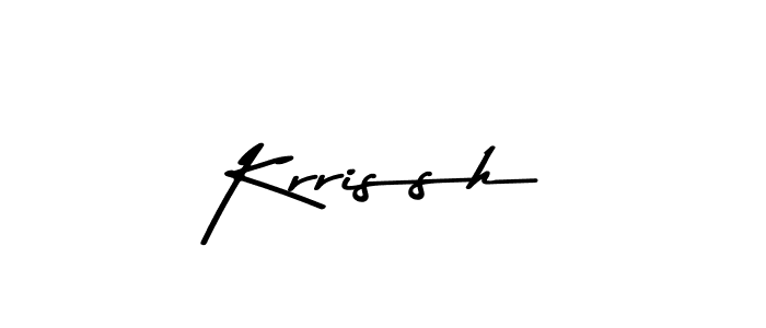 The best way (Asem Kandis PERSONAL USE) to make a short signature is to pick only two or three words in your name. The name Krrissh include a total of six letters. For converting this name. Krrissh signature style 9 images and pictures png