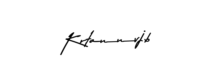 Design your own signature with our free online signature maker. With this signature software, you can create a handwritten (Asem Kandis PERSONAL USE) signature for name Krtannvjb. Krtannvjb signature style 9 images and pictures png