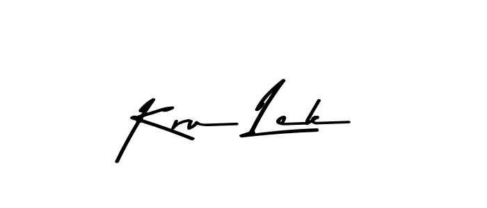 Similarly Asem Kandis PERSONAL USE is the best handwritten signature design. Signature creator online .You can use it as an online autograph creator for name Kru Lek. Kru Lek signature style 9 images and pictures png