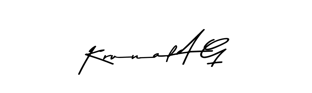 Best and Professional Signature Style for Krunal A G. Asem Kandis PERSONAL USE Best Signature Style Collection. Krunal A G signature style 9 images and pictures png