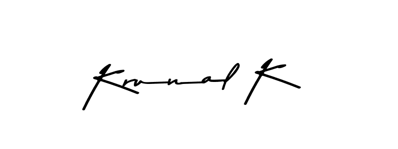 You can use this online signature creator to create a handwritten signature for the name Krunal K. This is the best online autograph maker. Krunal K signature style 9 images and pictures png