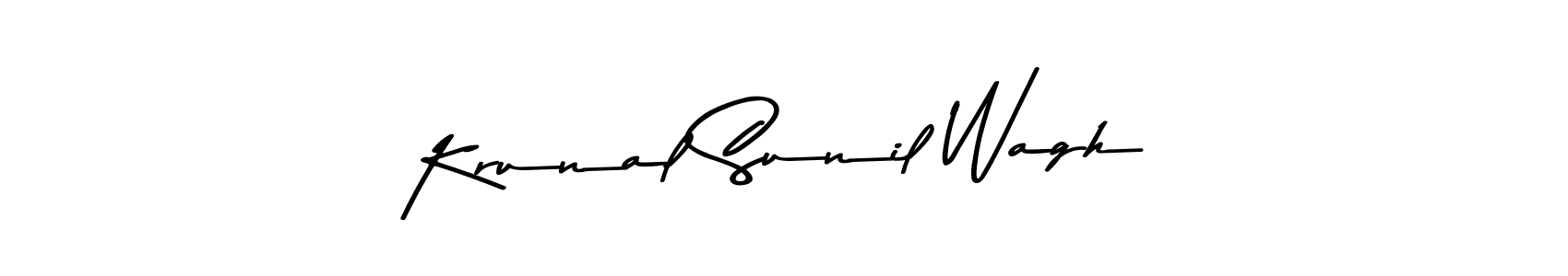 How to Draw Krunal Sunil Wagh signature style? Asem Kandis PERSONAL USE is a latest design signature styles for name Krunal Sunil Wagh. Krunal Sunil Wagh signature style 9 images and pictures png