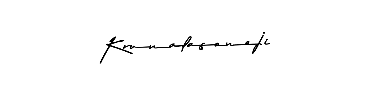 It looks lik you need a new signature style for name Krunalasoneji. Design unique handwritten (Asem Kandis PERSONAL USE) signature with our free signature maker in just a few clicks. Krunalasoneji signature style 9 images and pictures png