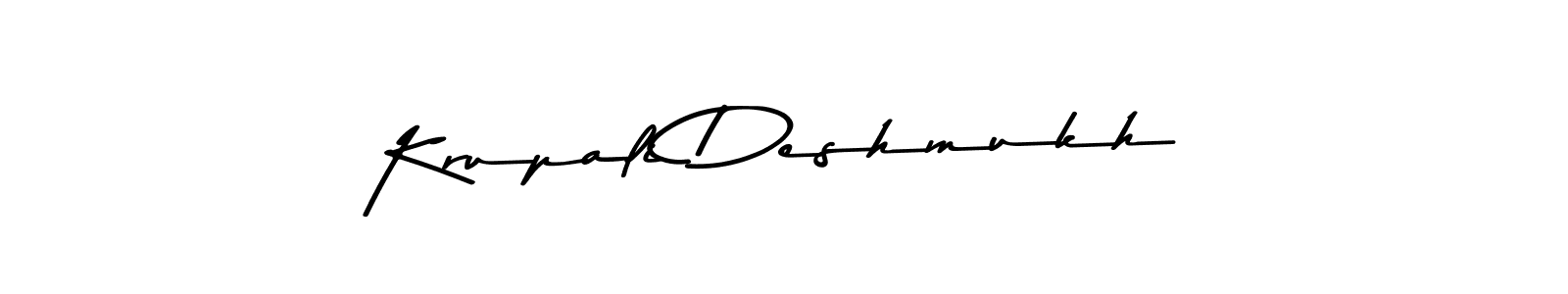 Make a beautiful signature design for name Krupali Deshmukh. With this signature (Asem Kandis PERSONAL USE) style, you can create a handwritten signature for free. Krupali Deshmukh signature style 9 images and pictures png