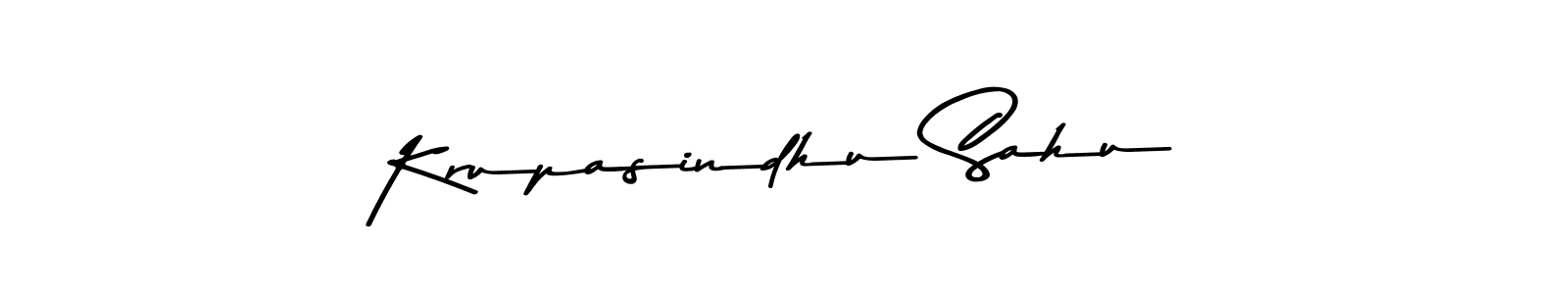 Krupasindhu Sahu stylish signature style. Best Handwritten Sign (Asem Kandis PERSONAL USE) for my name. Handwritten Signature Collection Ideas for my name Krupasindhu Sahu. Krupasindhu Sahu signature style 9 images and pictures png