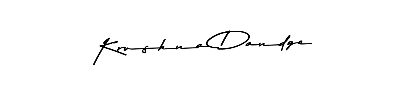 Also You can easily find your signature by using the search form. We will create Krushna Dandge name handwritten signature images for you free of cost using Asem Kandis PERSONAL USE sign style. Krushna Dandge signature style 9 images and pictures png