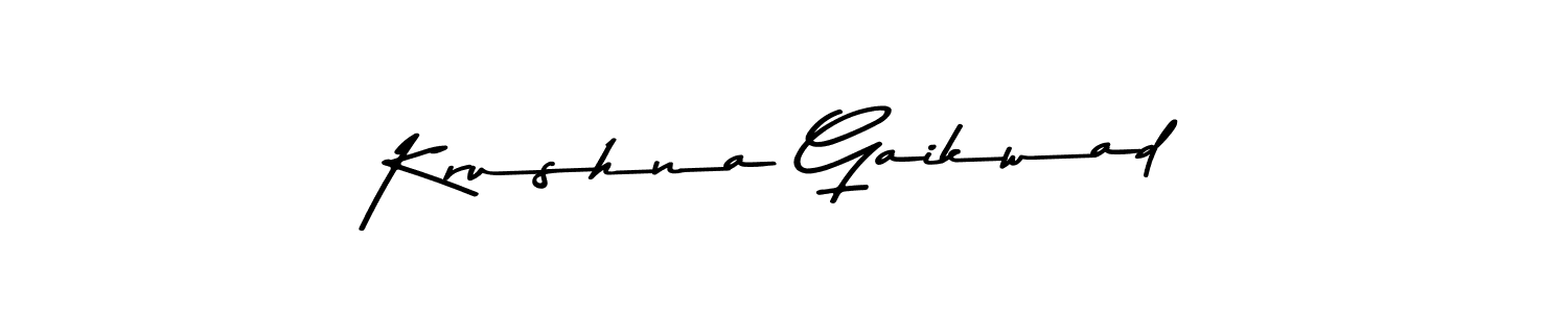 Make a beautiful signature design for name Krushna Gaikwad. Use this online signature maker to create a handwritten signature for free. Krushna Gaikwad signature style 9 images and pictures png
