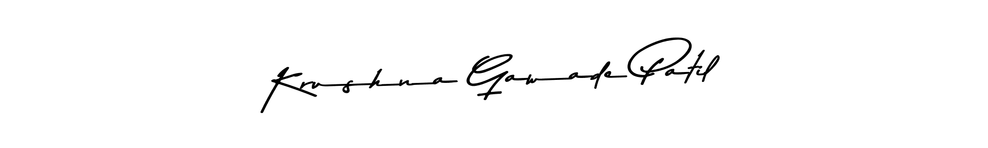 It looks lik you need a new signature style for name Krushna Gawade Patil. Design unique handwritten (Asem Kandis PERSONAL USE) signature with our free signature maker in just a few clicks. Krushna Gawade Patil signature style 9 images and pictures png