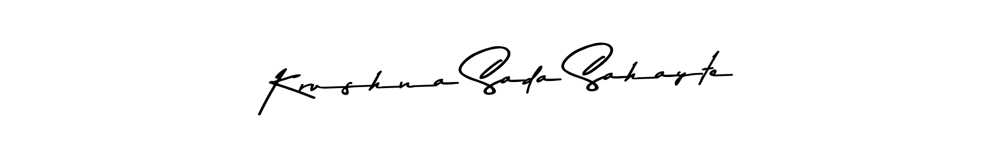 Here are the top 10 professional signature styles for the name Krushna Sada Sahayte. These are the best autograph styles you can use for your name. Krushna Sada Sahayte signature style 9 images and pictures png