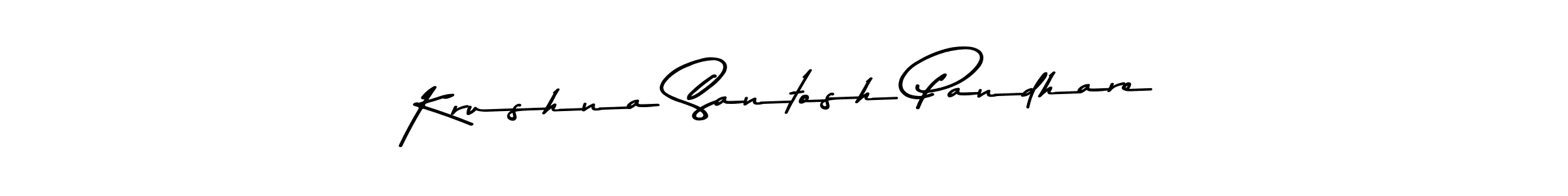 You can use this online signature creator to create a handwritten signature for the name Krushna Santosh Pandhare. This is the best online autograph maker. Krushna Santosh Pandhare signature style 9 images and pictures png