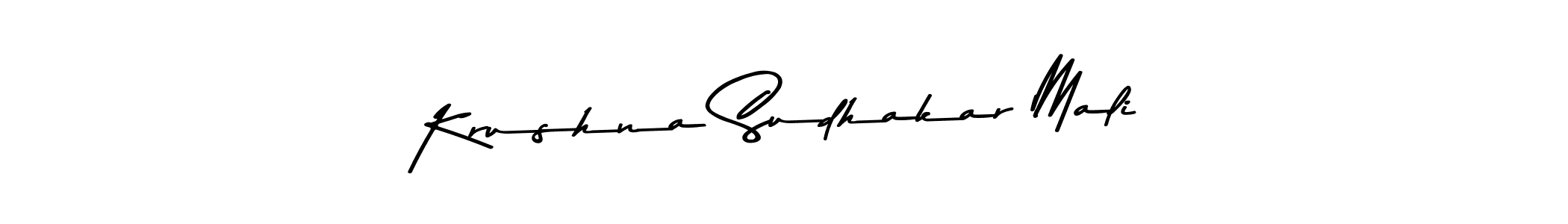 How to Draw Krushna Sudhakar Mali signature style? Asem Kandis PERSONAL USE is a latest design signature styles for name Krushna Sudhakar Mali. Krushna Sudhakar Mali signature style 9 images and pictures png