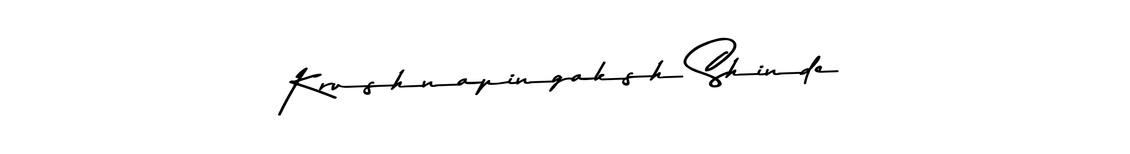 This is the best signature style for the Krushnapingaksh Shinde name. Also you like these signature font (Asem Kandis PERSONAL USE). Mix name signature. Krushnapingaksh Shinde signature style 9 images and pictures png