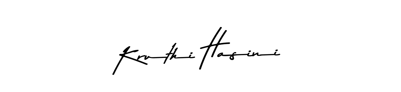 Use a signature maker to create a handwritten signature online. With this signature software, you can design (Asem Kandis PERSONAL USE) your own signature for name Kruthi Hasini. Kruthi Hasini signature style 9 images and pictures png