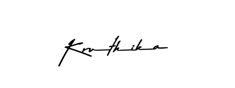 Also we have Kruthika name is the best signature style. Create professional handwritten signature collection using Asem Kandis PERSONAL USE autograph style. Kruthika signature style 9 images and pictures png