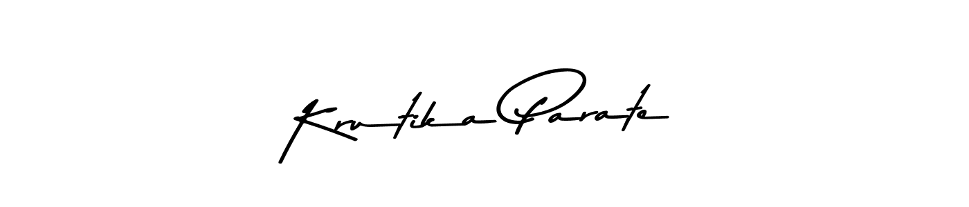 How to make Krutika Parate signature? Asem Kandis PERSONAL USE is a professional autograph style. Create handwritten signature for Krutika Parate name. Krutika Parate signature style 9 images and pictures png