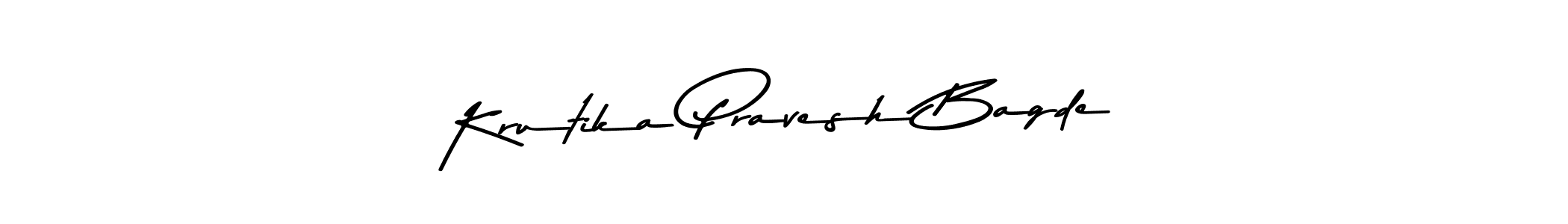 Make a beautiful signature design for name Krutika Pravesh Bagde. Use this online signature maker to create a handwritten signature for free. Krutika Pravesh Bagde signature style 9 images and pictures png