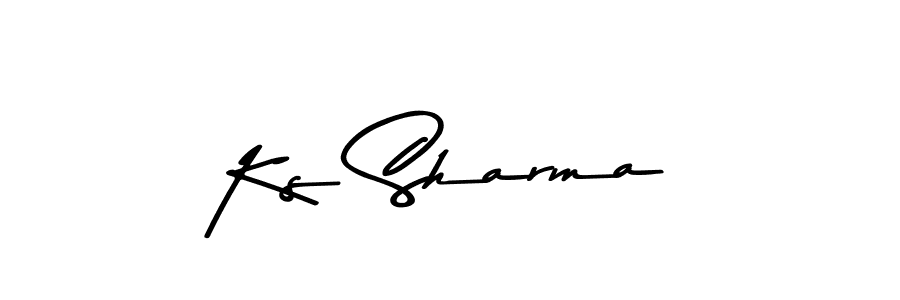 Similarly Asem Kandis PERSONAL USE is the best handwritten signature design. Signature creator online .You can use it as an online autograph creator for name Ks Sharma. Ks Sharma signature style 9 images and pictures png