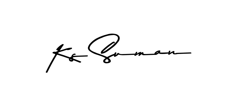 Also we have Ks Suman name is the best signature style. Create professional handwritten signature collection using Asem Kandis PERSONAL USE autograph style. Ks Suman signature style 9 images and pictures png