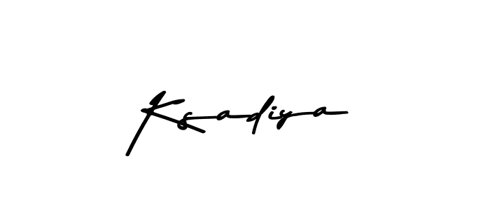 How to Draw Ksadiya signature style? Asem Kandis PERSONAL USE is a latest design signature styles for name Ksadiya. Ksadiya signature style 9 images and pictures png