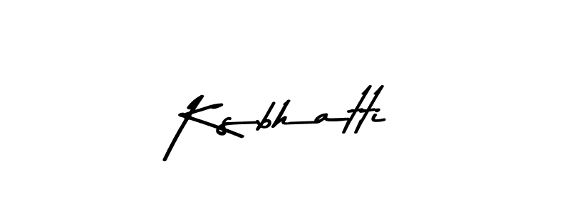 Asem Kandis PERSONAL USE is a professional signature style that is perfect for those who want to add a touch of class to their signature. It is also a great choice for those who want to make their signature more unique. Get Ksbhatti name to fancy signature for free. Ksbhatti signature style 9 images and pictures png