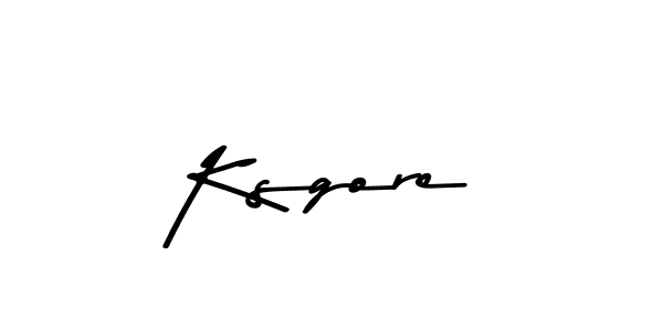 How to make Ksgore signature? Asem Kandis PERSONAL USE is a professional autograph style. Create handwritten signature for Ksgore name. Ksgore signature style 9 images and pictures png