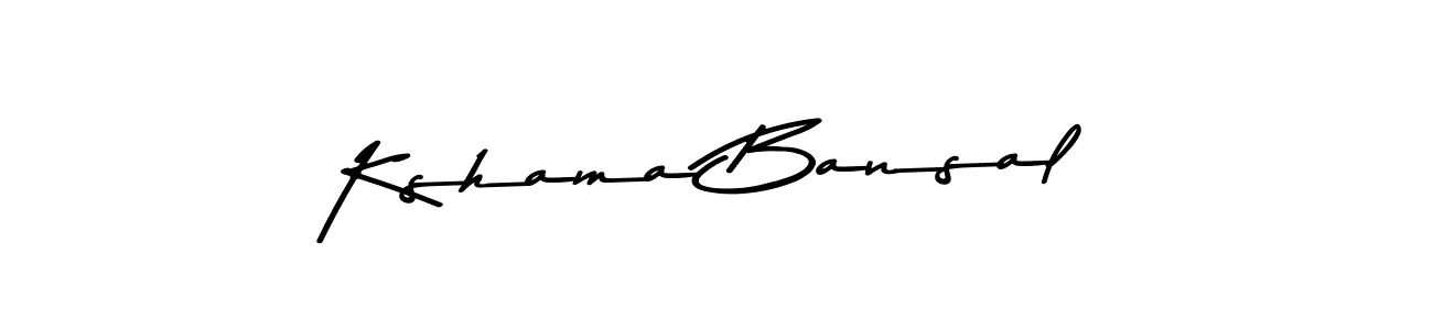 Also we have Kshama Bansal name is the best signature style. Create professional handwritten signature collection using Asem Kandis PERSONAL USE autograph style. Kshama Bansal signature style 9 images and pictures png