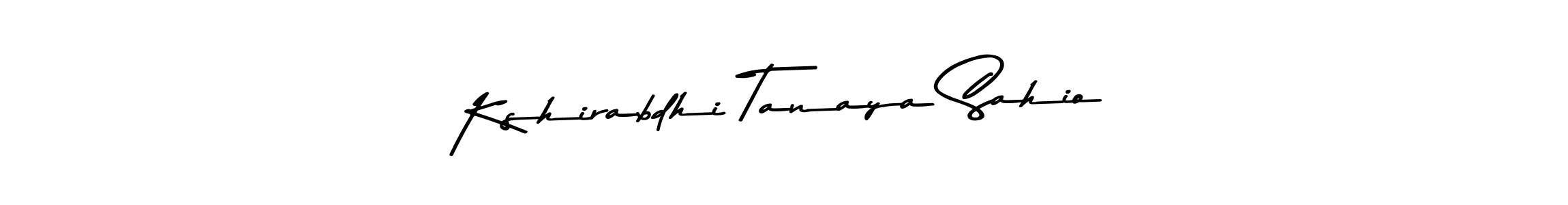 How to make Kshirabdhi Tanaya Sahio name signature. Use Asem Kandis PERSONAL USE style for creating short signs online. This is the latest handwritten sign. Kshirabdhi Tanaya Sahio signature style 9 images and pictures png