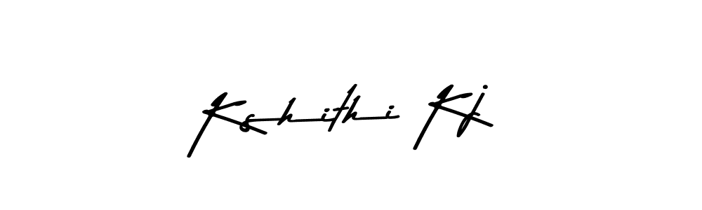 Design your own signature with our free online signature maker. With this signature software, you can create a handwritten (Asem Kandis PERSONAL USE) signature for name Kshithi Kj. Kshithi Kj signature style 9 images and pictures png