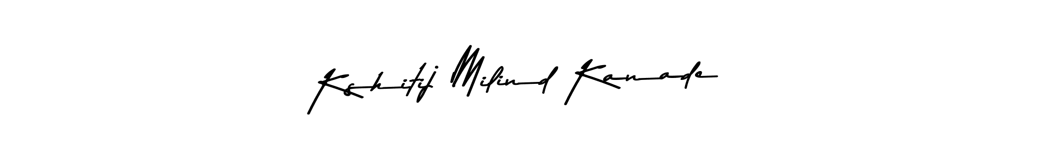 Use a signature maker to create a handwritten signature online. With this signature software, you can design (Asem Kandis PERSONAL USE) your own signature for name Kshitij Milind Kanade. Kshitij Milind Kanade signature style 9 images and pictures png