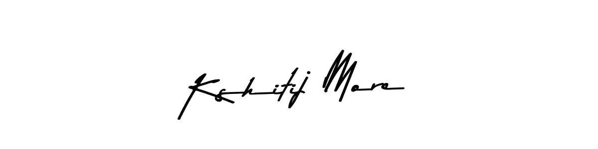 Also You can easily find your signature by using the search form. We will create Kshitij More name handwritten signature images for you free of cost using Asem Kandis PERSONAL USE sign style. Kshitij More signature style 9 images and pictures png