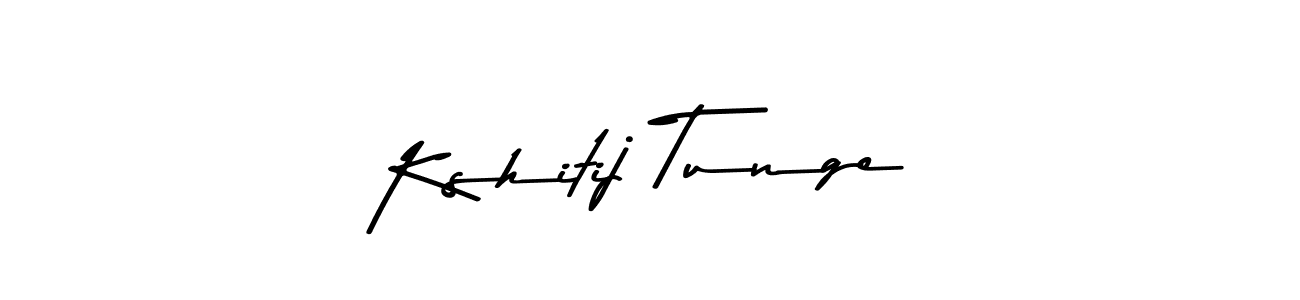 Design your own signature with our free online signature maker. With this signature software, you can create a handwritten (Asem Kandis PERSONAL USE) signature for name Kshitij Tunge. Kshitij Tunge signature style 9 images and pictures png