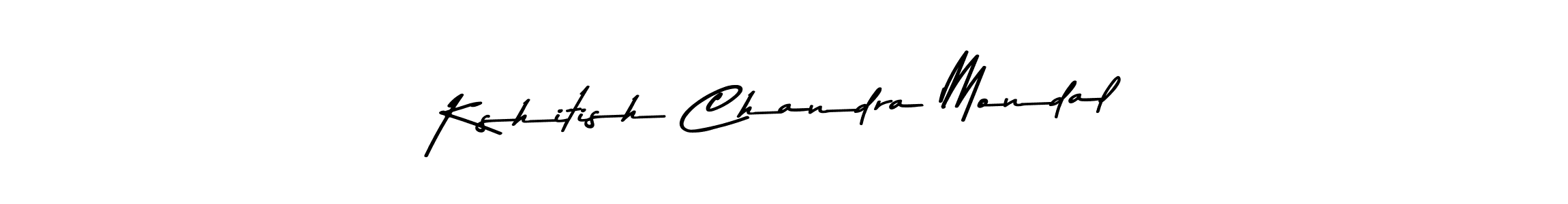 Design your own signature with our free online signature maker. With this signature software, you can create a handwritten (Asem Kandis PERSONAL USE) signature for name Kshitish Chandra Mondal. Kshitish Chandra Mondal signature style 9 images and pictures png