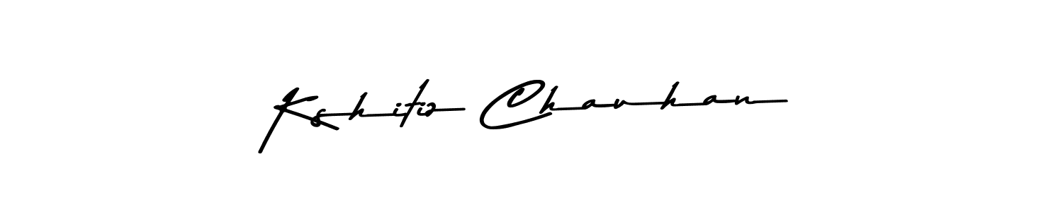 How to make Kshitiz Chauhan signature? Asem Kandis PERSONAL USE is a professional autograph style. Create handwritten signature for Kshitiz Chauhan name. Kshitiz Chauhan signature style 9 images and pictures png
