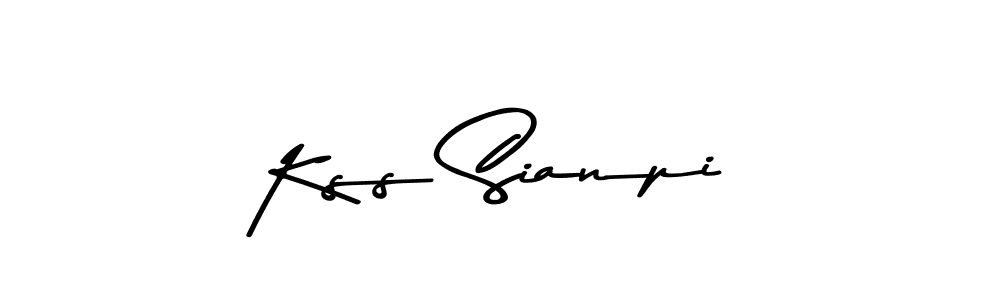 How to make Kss Sianpi signature? Asem Kandis PERSONAL USE is a professional autograph style. Create handwritten signature for Kss Sianpi name. Kss Sianpi signature style 9 images and pictures png