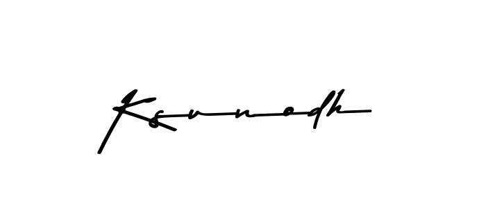Create a beautiful signature design for name Ksunodh. With this signature (Asem Kandis PERSONAL USE) fonts, you can make a handwritten signature for free. Ksunodh signature style 9 images and pictures png