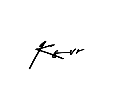 Create a beautiful signature design for name Ksvr. With this signature (Asem Kandis PERSONAL USE) fonts, you can make a handwritten signature for free. Ksvr signature style 9 images and pictures png