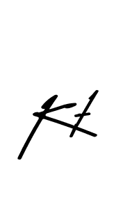 Kt stylish signature style. Best Handwritten Sign (Asem Kandis PERSONAL USE) for my name. Handwritten Signature Collection Ideas for my name Kt. Kt signature style 9 images and pictures png