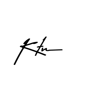 Design your own signature with our free online signature maker. With this signature software, you can create a handwritten (Asem Kandis PERSONAL USE) signature for name Ktn. Ktn signature style 9 images and pictures png