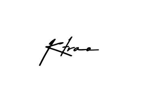 Asem Kandis PERSONAL USE is a professional signature style that is perfect for those who want to add a touch of class to their signature. It is also a great choice for those who want to make their signature more unique. Get Ktrao name to fancy signature for free. Ktrao signature style 9 images and pictures png