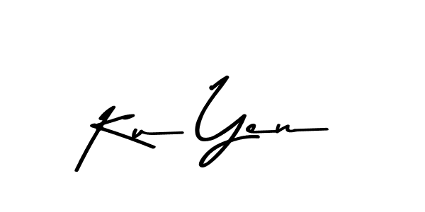 Ku Yen stylish signature style. Best Handwritten Sign (Asem Kandis PERSONAL USE) for my name. Handwritten Signature Collection Ideas for my name Ku Yen. Ku Yen signature style 9 images and pictures png