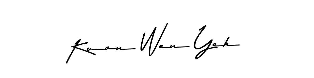 Check out images of Autograph of Kuan Wen Yeh name. Actor Kuan Wen Yeh Signature Style. Asem Kandis PERSONAL USE is a professional sign style online. Kuan Wen Yeh signature style 9 images and pictures png